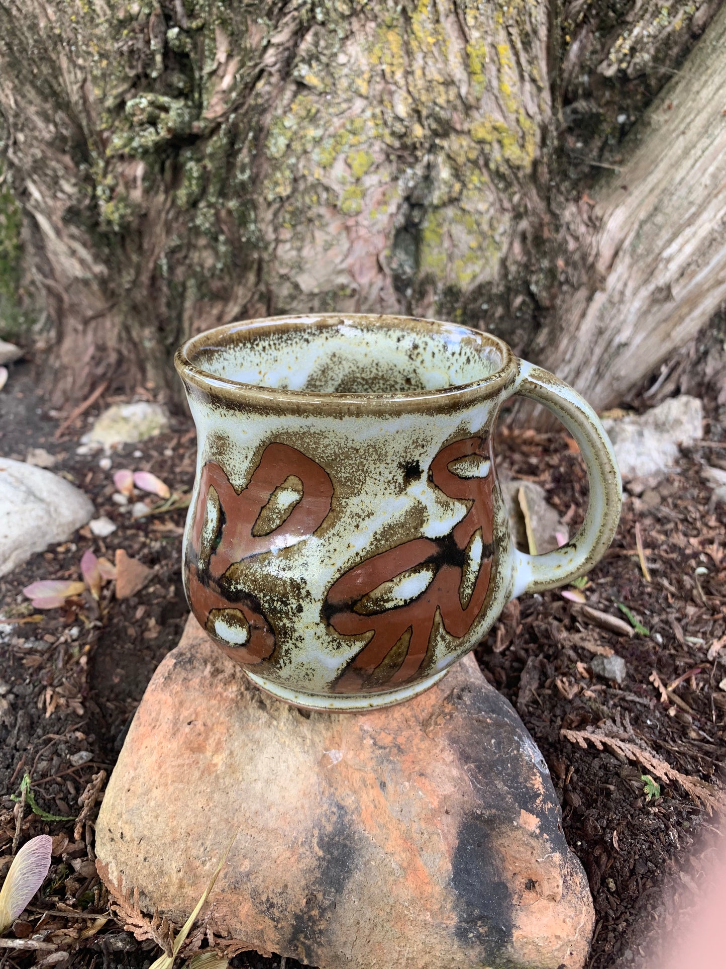 Neutral Tones with White Overlay Mug #2
