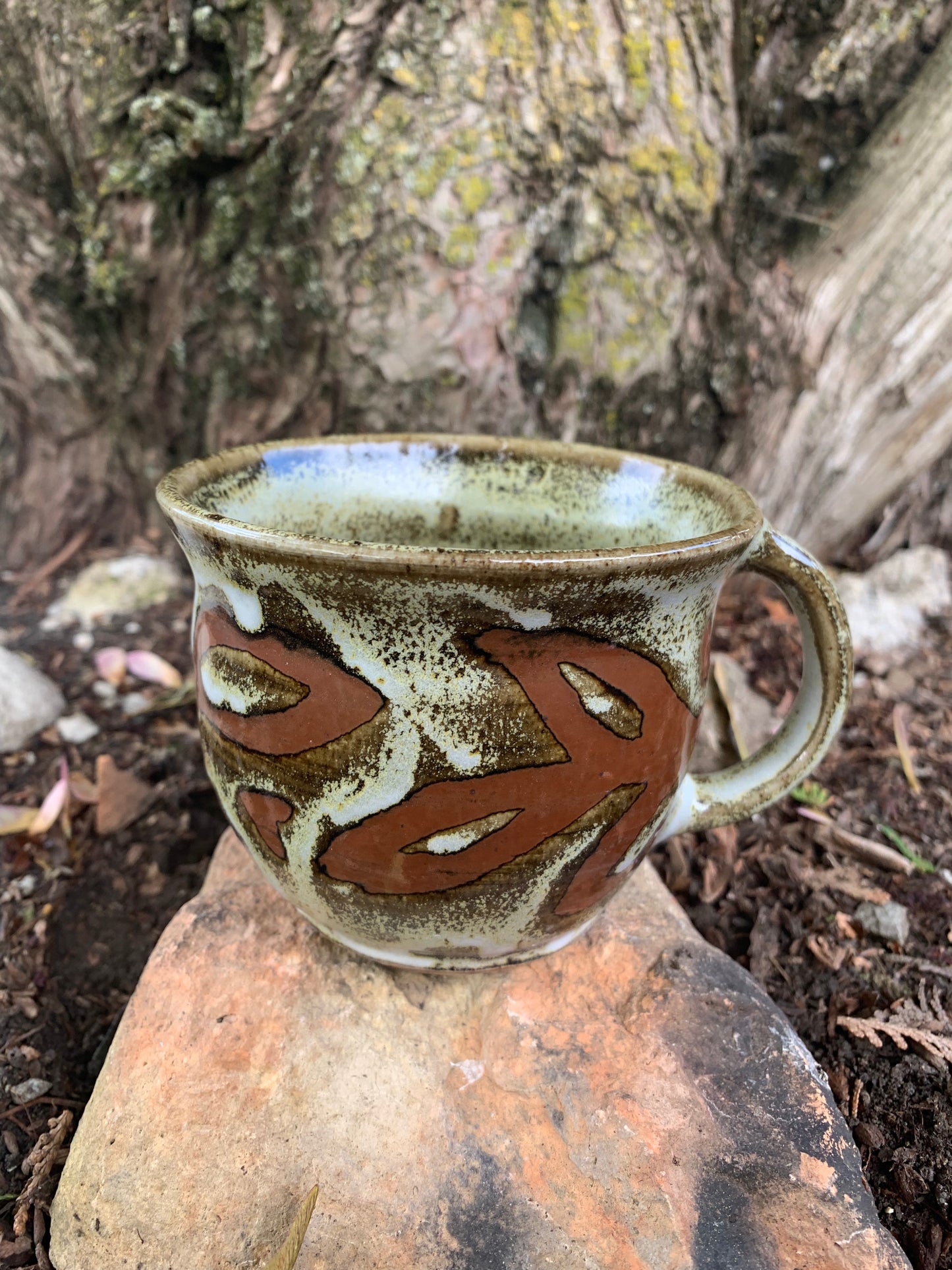 Neutral Tones with White Overlay Mug #4