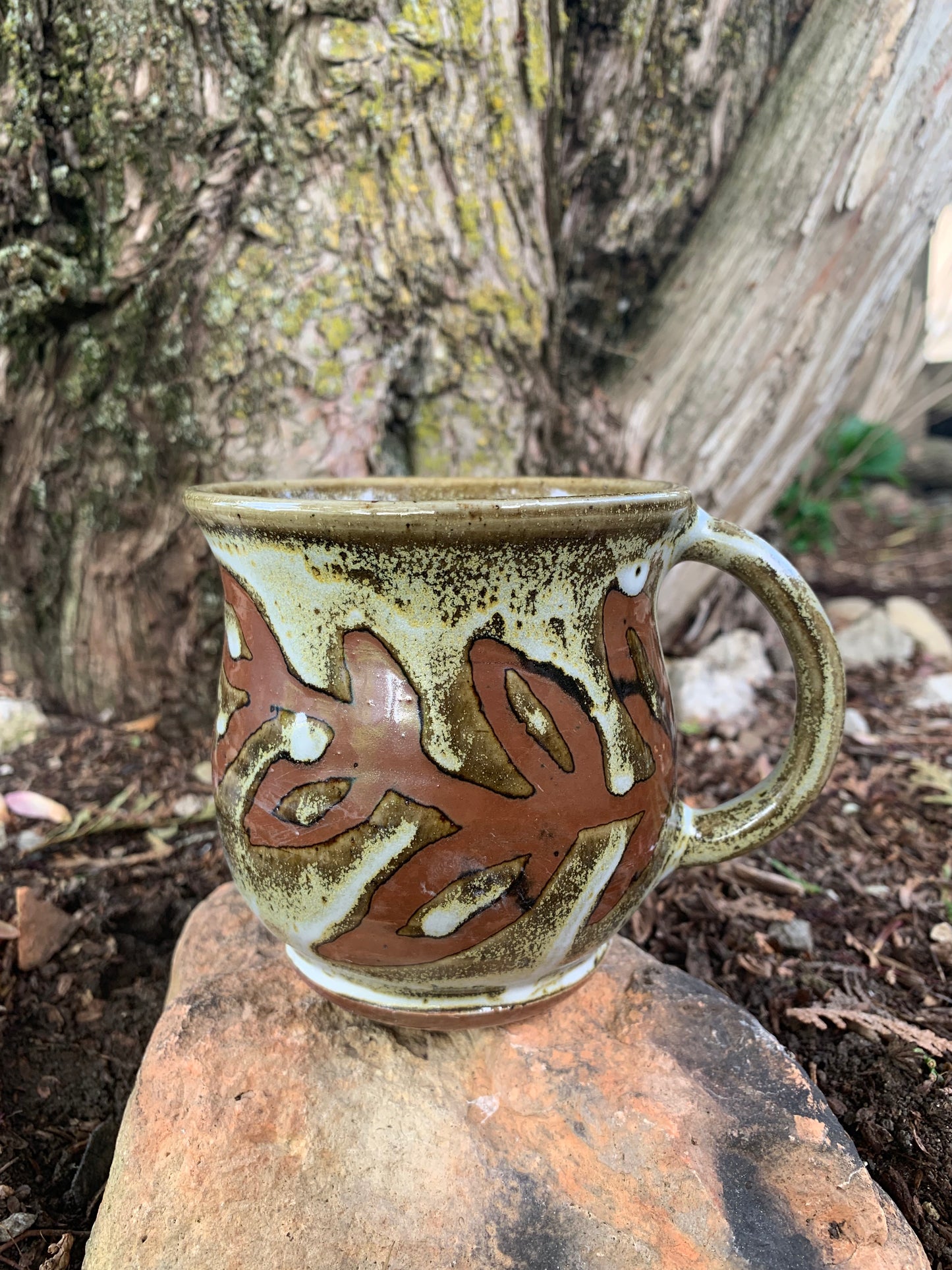 Neutral Tones with White Overlay Mug #3