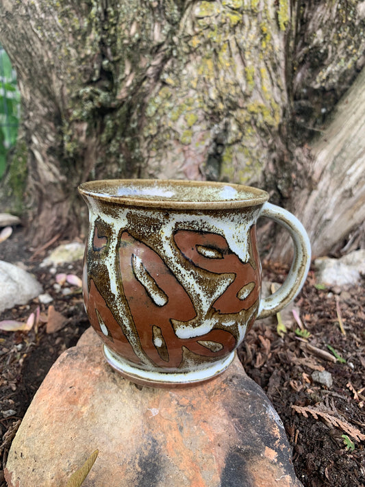 Neutral Tones with White Overlay Mug #1