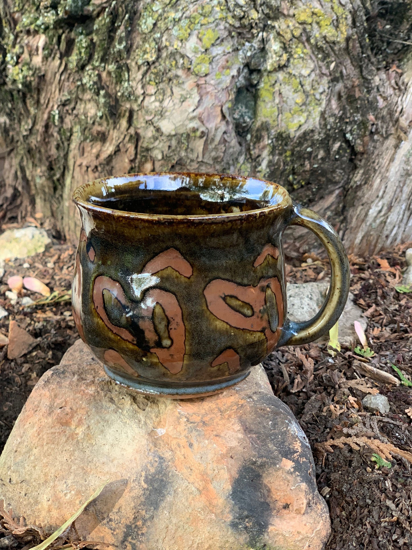 Neutral Tones with Blue Accents Mug #2