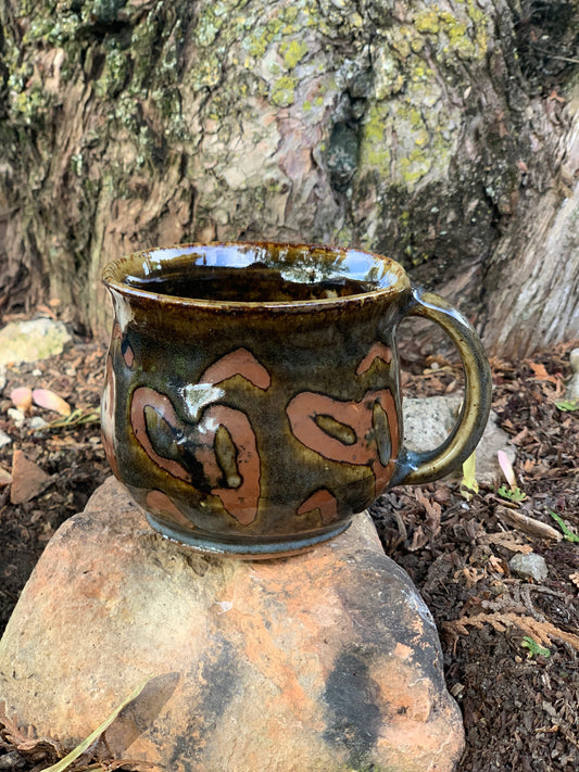 Neutral Tones with Blue Accents Mug #2