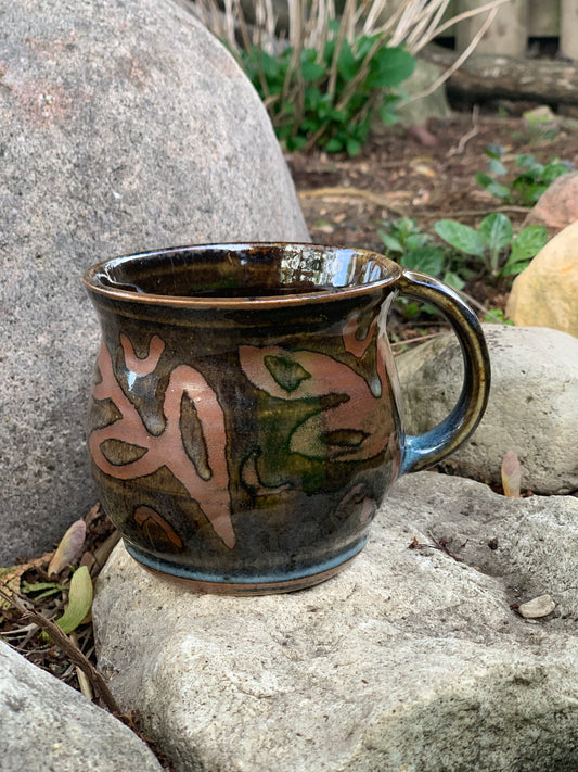 Neutral Tones with Blue Accents Mug #1