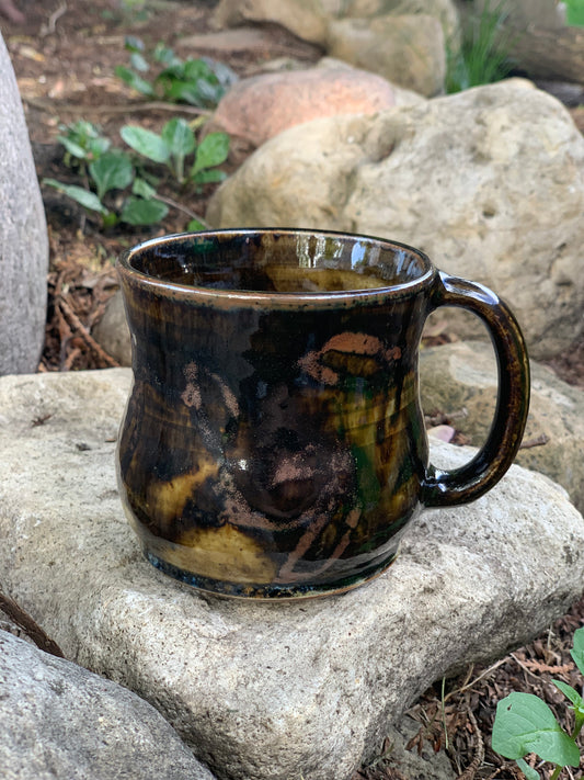 Neutral Tones with Blue-White Accents Mug #1